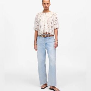 Madewell Women's Light Wash Straight Leg Jeans